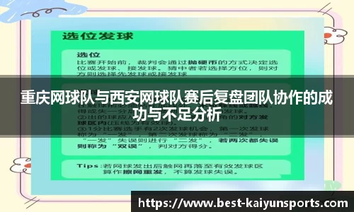重庆网球队与西安网球队赛后复盘团队协作的成功与不足分析